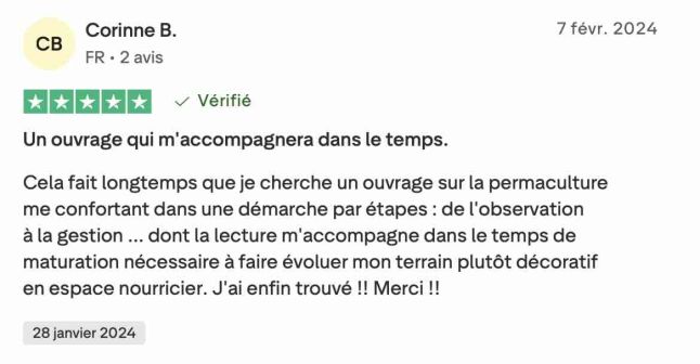 Avis Trustpilot Livre pas a pas