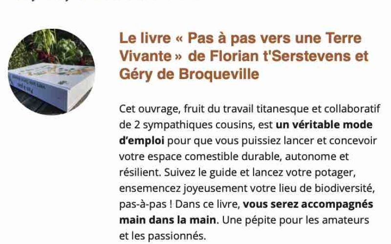 livre permaculture terre et conscience