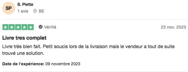 Avis Trustpilot Pas a pas