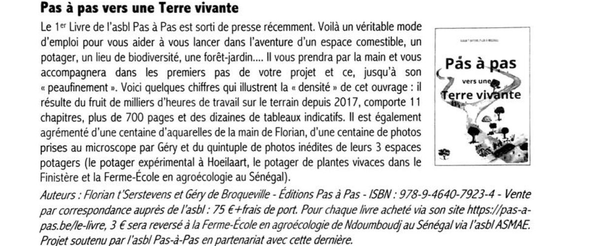au fil des saisons livre permaculture