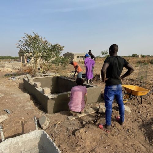 Ndoumboudj construction d'un bassin