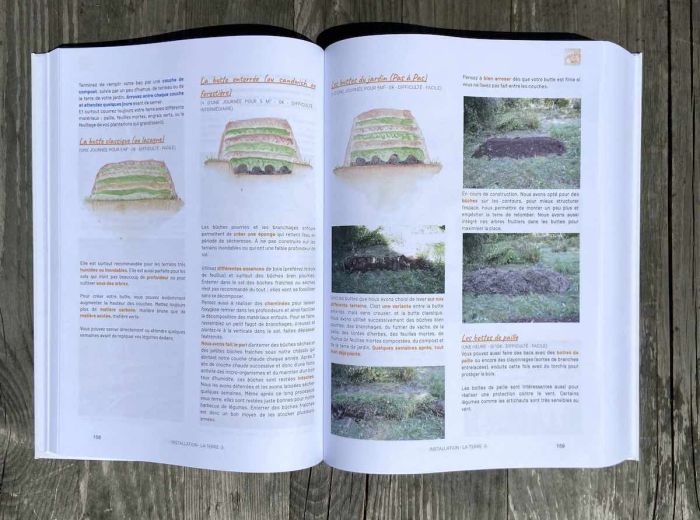 Livre permaculture faire une butte