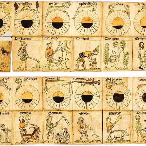 calendrier lunaire moyen-&acirc;ge